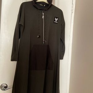 Dress with hoodie